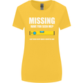 Missing Spirit Level Builder Bricklayer Womens Wider Cut T-Shirt Yellow
