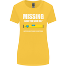Missing Spirit Level Builder Bricklayer Womens Wider Cut T-Shirt Yellow