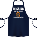 Missing Tape Measure Funny Carpenter DIY Cotton Apron 100% Organic Navy Blue