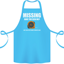 Missing Tape Measure Funny Carpenter DIY Cotton Apron 100% Organic Turquoise