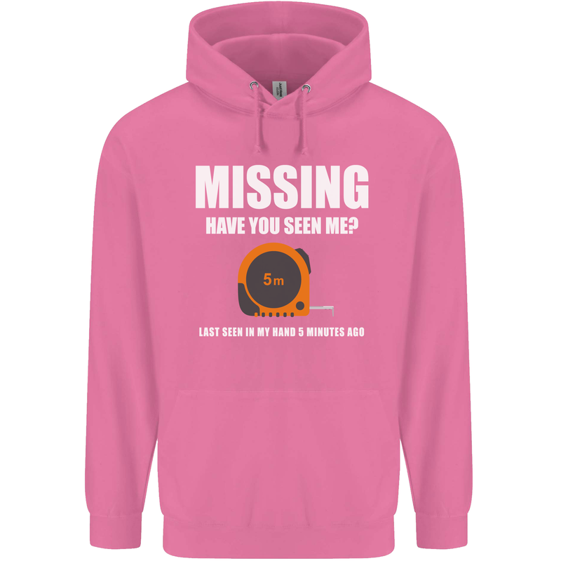 Missing Tape Measure Funny Carpenter DIY Mens 80% Cotton Hoodie Azelea