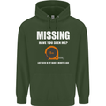 Missing Tape Measure Funny Carpenter DIY Mens 80% Cotton Hoodie Forest Green