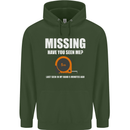 Missing Tape Measure Funny Carpenter DIY Mens 80% Cotton Hoodie Forest Green