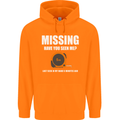 Missing Tape Measure Funny Carpenter DIY Mens 80% Cotton Hoodie Orange