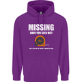 Missing Tape Measure Funny Carpenter DIY Mens 80% Cotton Hoodie Purple