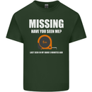 Missing Tape Measure Funny Carpenter DIY Mens Cotton T-Shirt Tee Top Forest Green