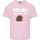 Missing Tape Measure Funny Carpenter DIY Mens Cotton T-Shirt Tee Top Light Pink