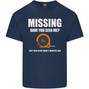 Missing Tape Measure Funny Carpenter DIY Mens Cotton T-Shirt Tee Top Navy Blue