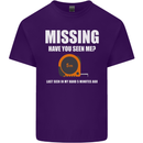 Missing Tape Measure Funny Carpenter DIY Mens Cotton T-Shirt Tee Top Purple