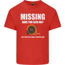 Missing Tape Measure Funny Carpenter DIY Mens Cotton T-Shirt Tee Top Red