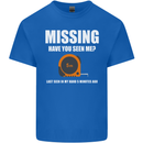Missing Tape Measure Funny Carpenter DIY Mens Cotton T-Shirt Tee Top Royal Blue