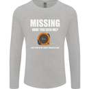 Missing Tape Measure Funny Carpenter DIY Mens Long Sleeve T-Shirt Sports Grey