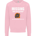 Missing Tape Measure Funny Carpenter DIY Mens Sweatshirt Jumper Light Pink