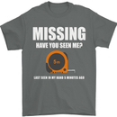Missing Tape Measure Funny Carpenter DIY Mens T-Shirt Cotton Gildan Charcoal