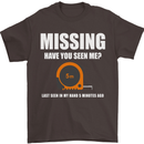 Missing Tape Measure Funny Carpenter DIY Mens T-Shirt Cotton Gildan Dark Chocolate