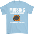 Missing Tape Measure Funny Carpenter DIY Mens T-Shirt Cotton Gildan Light Blue