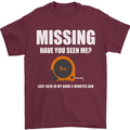 Missing Tape Measure Funny Carpenter DIY Mens T-Shirt Cotton Gildan Maroon