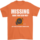 Missing Tape Measure Funny Carpenter DIY Mens T-Shirt Cotton Gildan Orange
