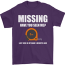 Missing Tape Measure Funny Carpenter DIY Mens T-Shirt Cotton Gildan Purple