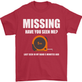 Missing Tape Measure Funny Carpenter DIY Mens T-Shirt Cotton Gildan Red