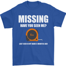 Missing Tape Measure Funny Carpenter DIY Mens T-Shirt Cotton Gildan Royal Blue
