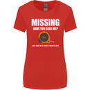 Missing Tape Measure Funny Carpenter DIY Womens Wider Cut T-Shirt Red