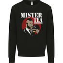 Mister Tea Funny Parody Kids Sweatshirt Jumper Black