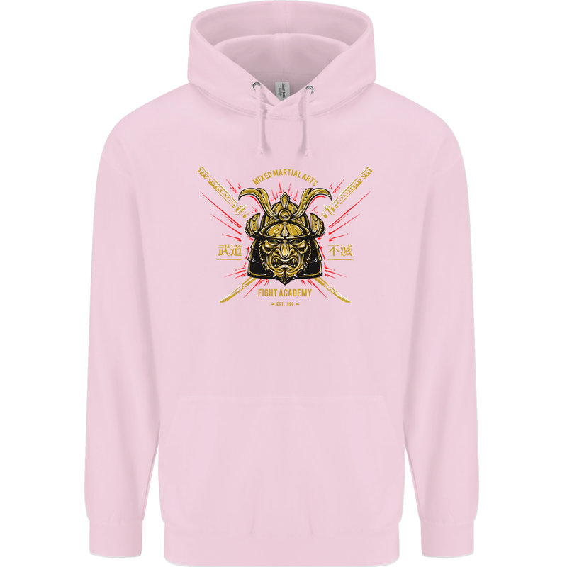 Mixed Martial Arts Fight Academy MMA Childrens Kids Hoodie Light Pink