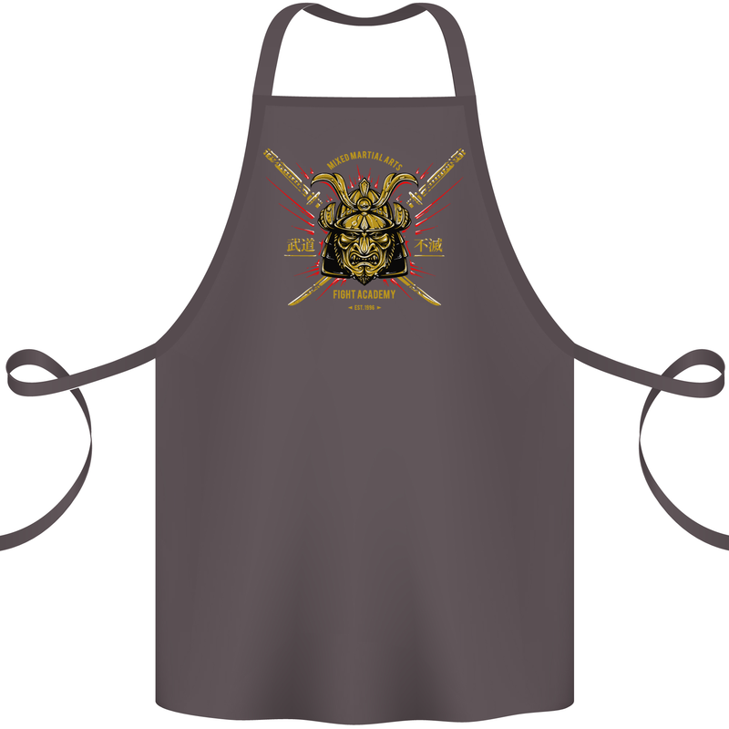 Mixed Martial Arts Fight Academy MMA Cotton Apron 100% Organic Dark Grey
