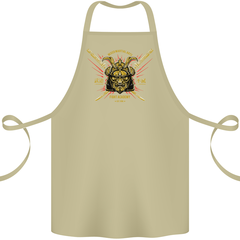 Mixed Martial Arts Fight Academy MMA Cotton Apron 100% Organic Khaki