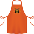 Mixed Martial Arts Fight Academy MMA Cotton Apron 100% Organic Orange