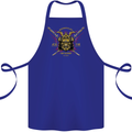 Mixed Martial Arts Fight Academy MMA Cotton Apron 100% Organic Royal Blue