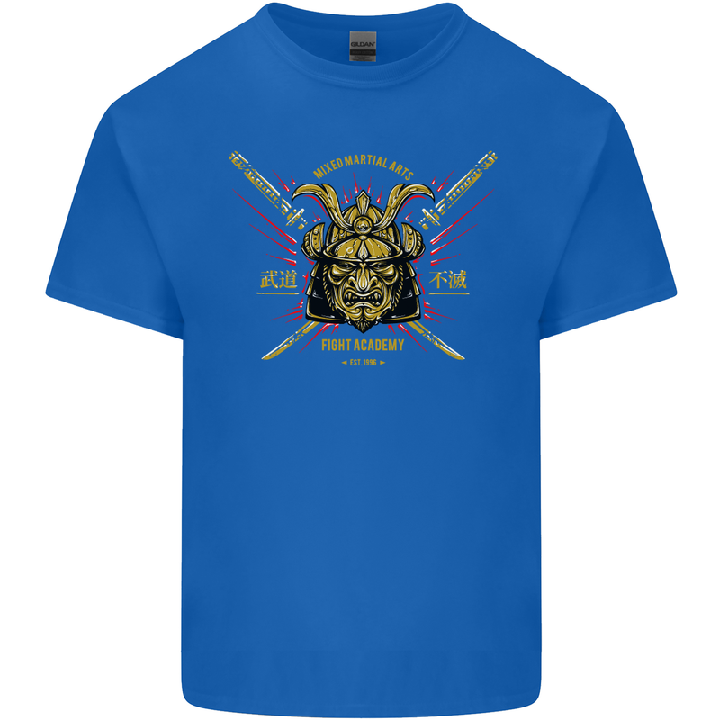 Mixed Martial Arts Fight Academy MMA Kids T-Shirt Childrens Royal Blue