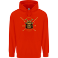 Mixed Martial Arts Fight Academy MMA Mens 80% Cotton Hoodie Bright Red