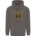 Mixed Martial Arts Fight Academy MMA Mens 80% Cotton Hoodie Charcoal