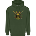 Mixed Martial Arts Fight Academy MMA Mens 80% Cotton Hoodie Forest Green