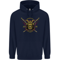 Mixed Martial Arts Fight Academy MMA Mens 80% Cotton Hoodie Navy Blue