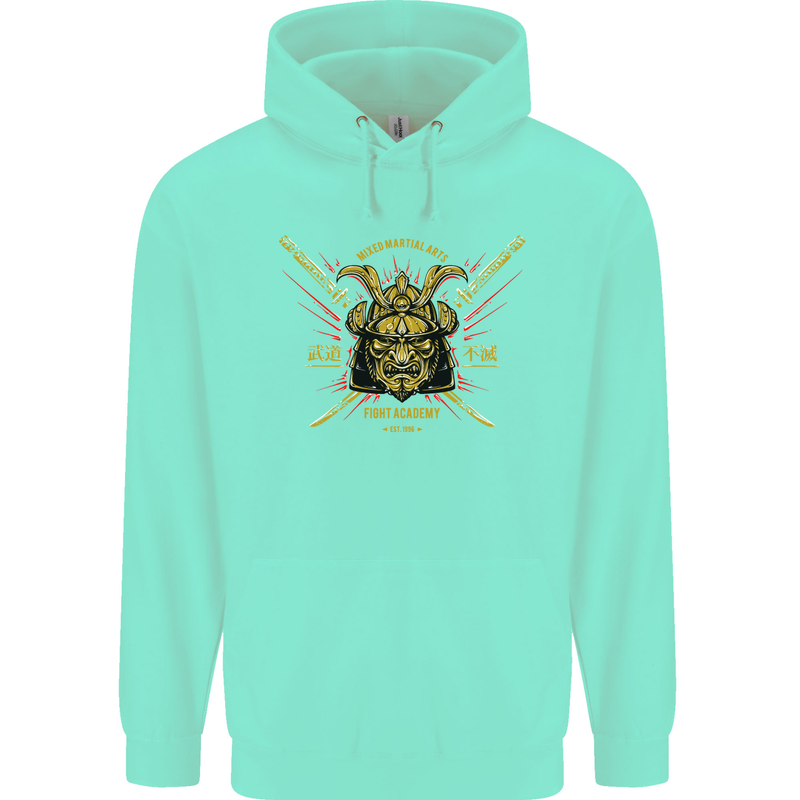Mixed Martial Arts Fight Academy MMA Mens 80% Cotton Hoodie Peppermint