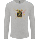 Mixed Martial Arts Fight Academy MMA Mens Long Sleeve T-Shirt Sports Grey