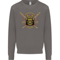 Mixed Martial Arts Fight Academy MMA Mens Sweatshirt Jumper Charcoal