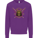 Mixed Martial Arts Fight Academy MMA Mens Sweatshirt Jumper Purple