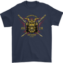 Mixed Martial Arts Fight Academy MMA Mens T-Shirt Cotton Gildan Navy Blue