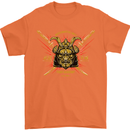 Mixed Martial Arts Fight Academy MMA Mens T-Shirt Cotton Gildan Orange