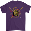 Mixed Martial Arts Fight Academy MMA Mens T-Shirt Cotton Gildan Purple
