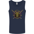 Mixed Martial Arts Fight Academy MMA Mens Vest Tank Top Navy Blue