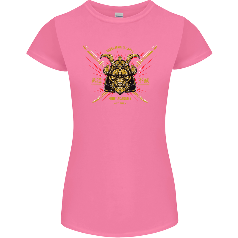 Mixed Martial Arts Fight Academy MMA Womens Petite Cut T-Shirt Azalea