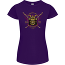 Mixed Martial Arts Fight Academy MMA Womens Petite Cut T-Shirt Purple