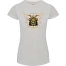 Mixed Martial Arts Fight Academy MMA Womens Petite Cut T-Shirt Sports Grey