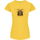 Mixed Martial Arts Fight Academy MMA Womens Petite Cut T-Shirt Yellow