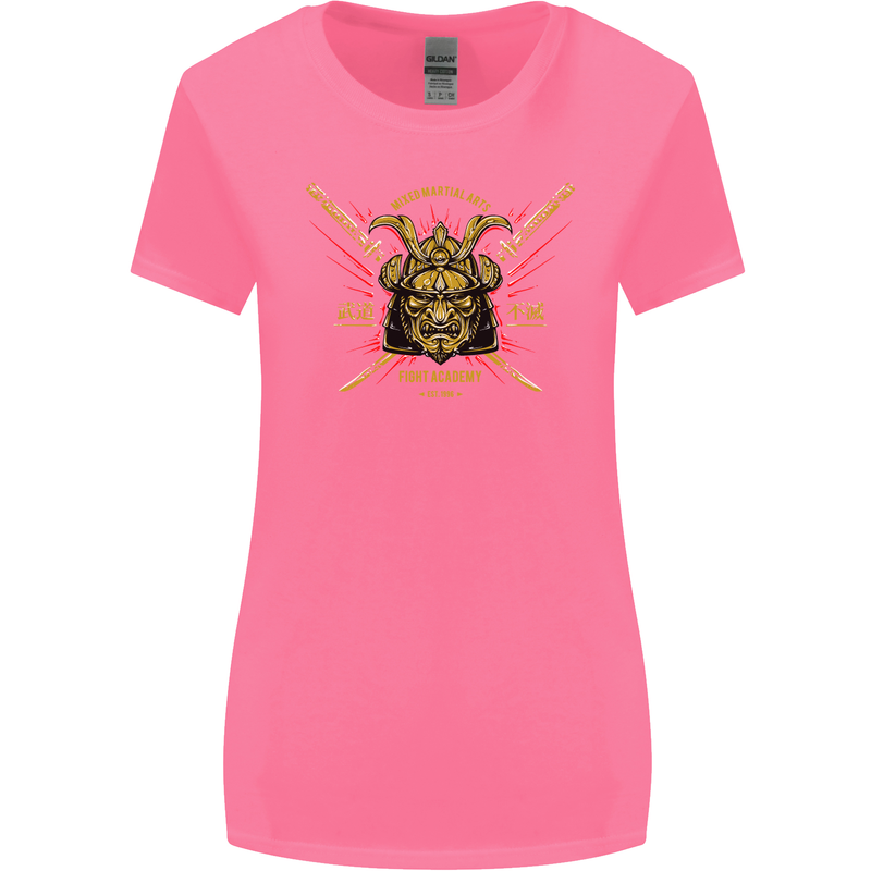 Mixed Martial Arts Fight Academy MMA Womens Wider Cut T-Shirt Azalea